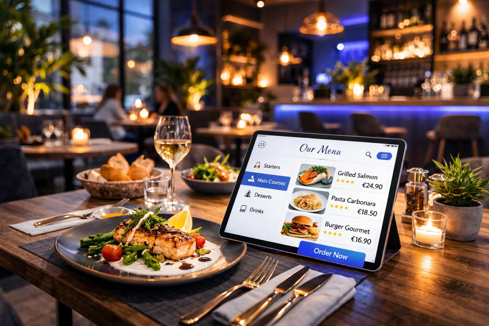 Een prachtige website voor uw restaurant